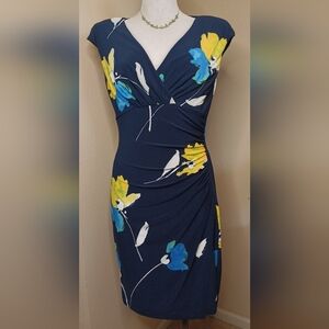 Lauren Ralph Lauren navy blue dress sz 4